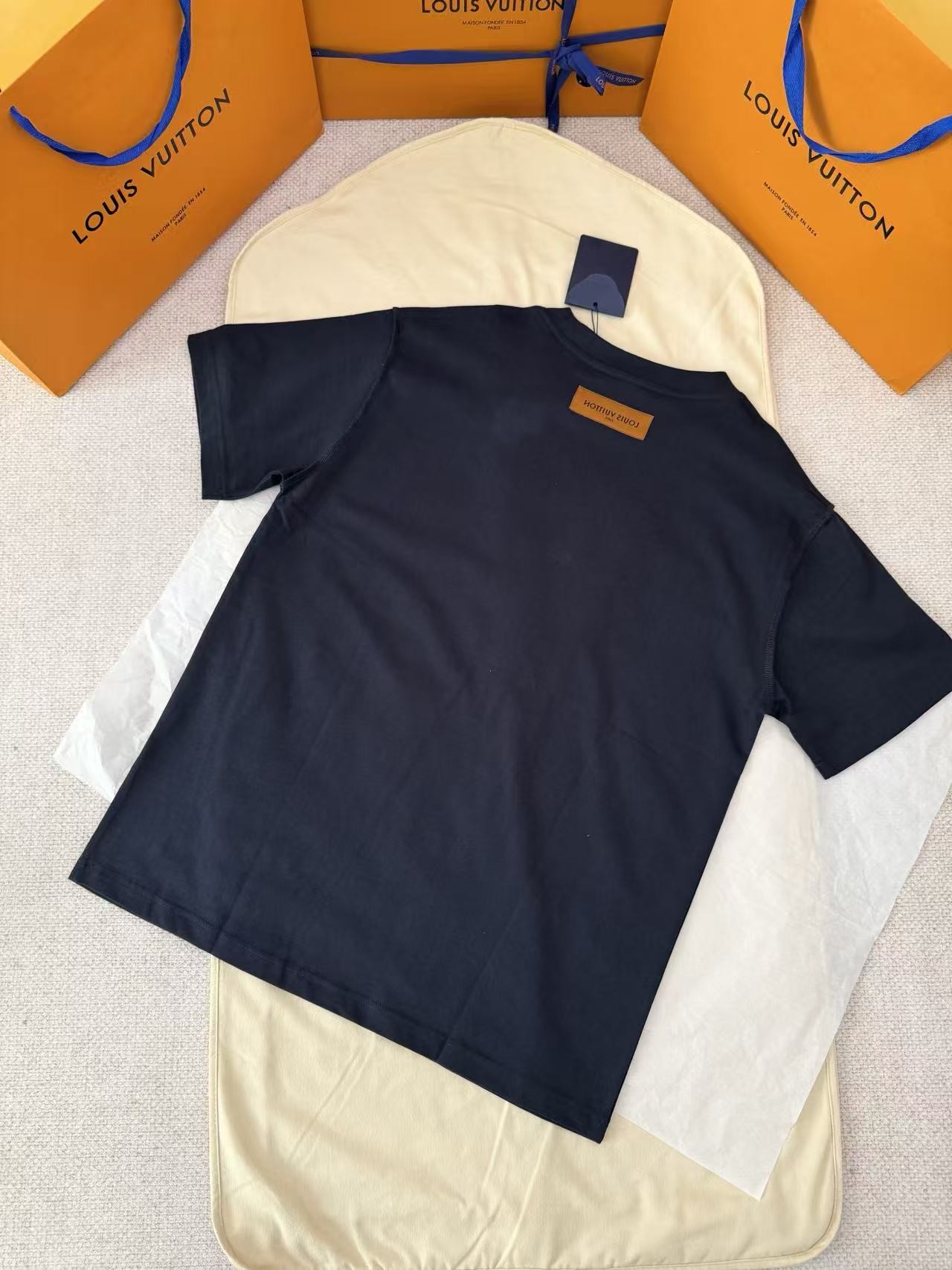 「#4817」LOUIS VUITTON logo embossed short sleeves - 图片 4