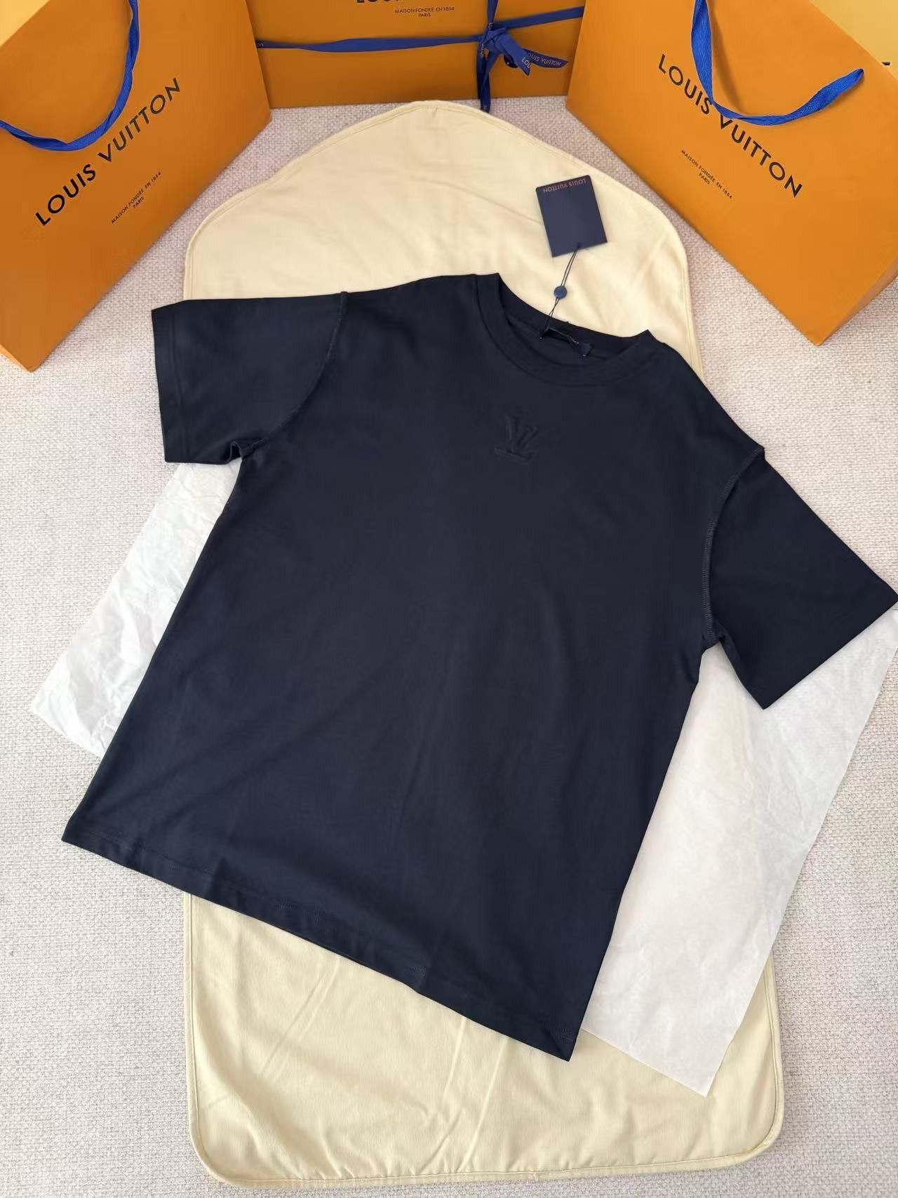 「#4817」LOUIS VUITTON logo embossed short sleeves - 图片 3