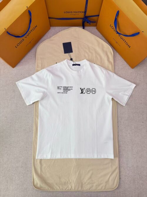 「#4811」LOUIS VUITTON limited edition runway logo print short sleeves