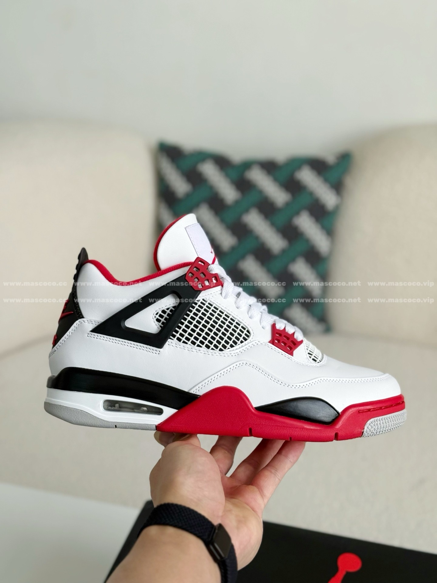 「#4844」Jordan Air Jordan 4 Retro Basketball Shoes - 图片 6