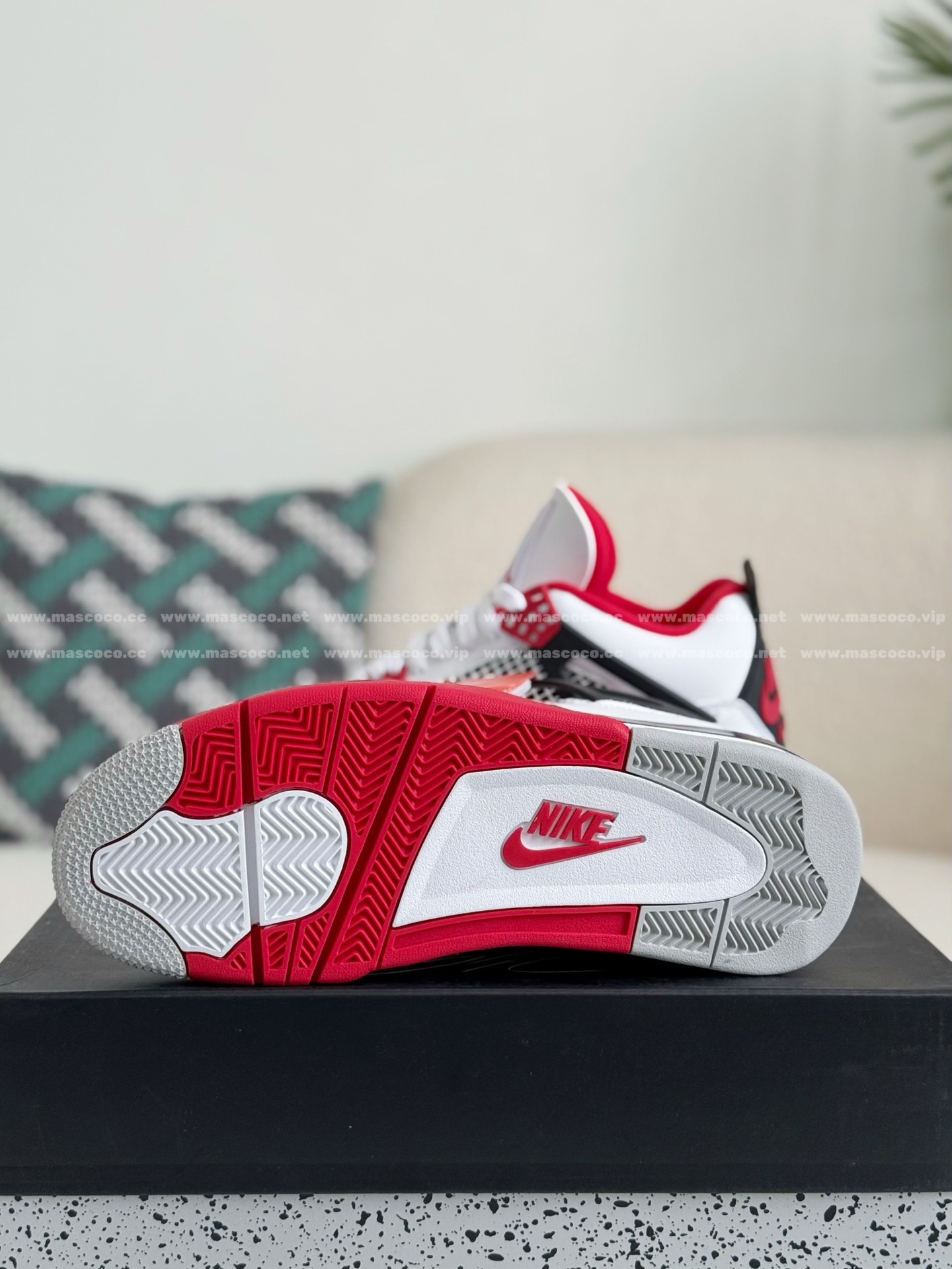 「#4844」Jordan Air Jordan 4 Retro Basketball Shoes - 图片 5