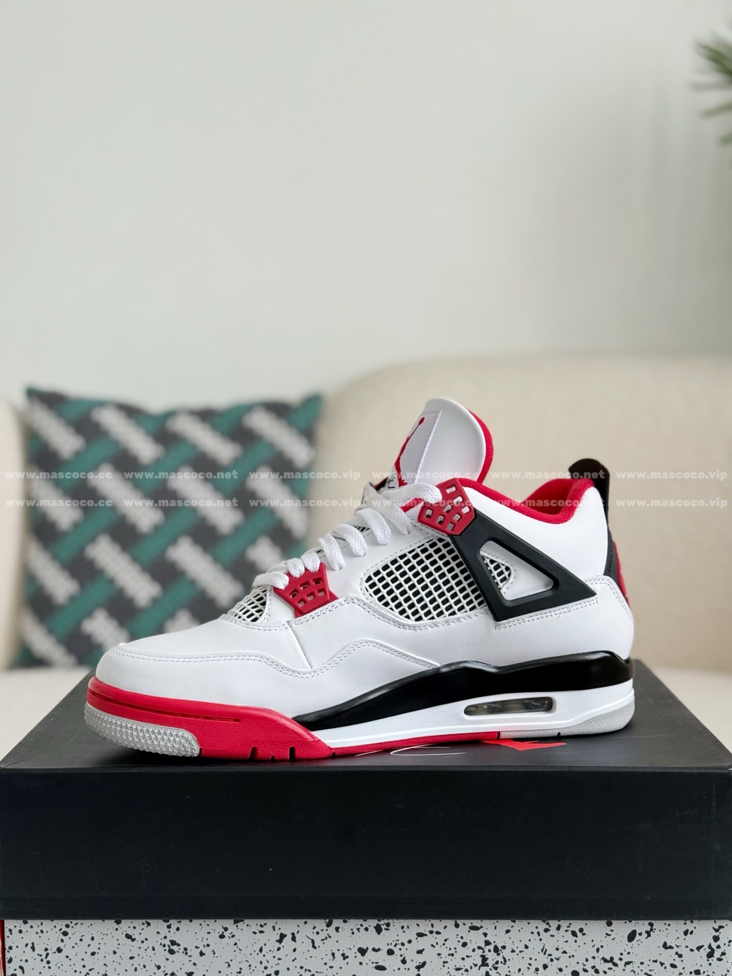 「#4844」Jordan Air Jordan 4 Retro Basketball Shoes - 图片 4