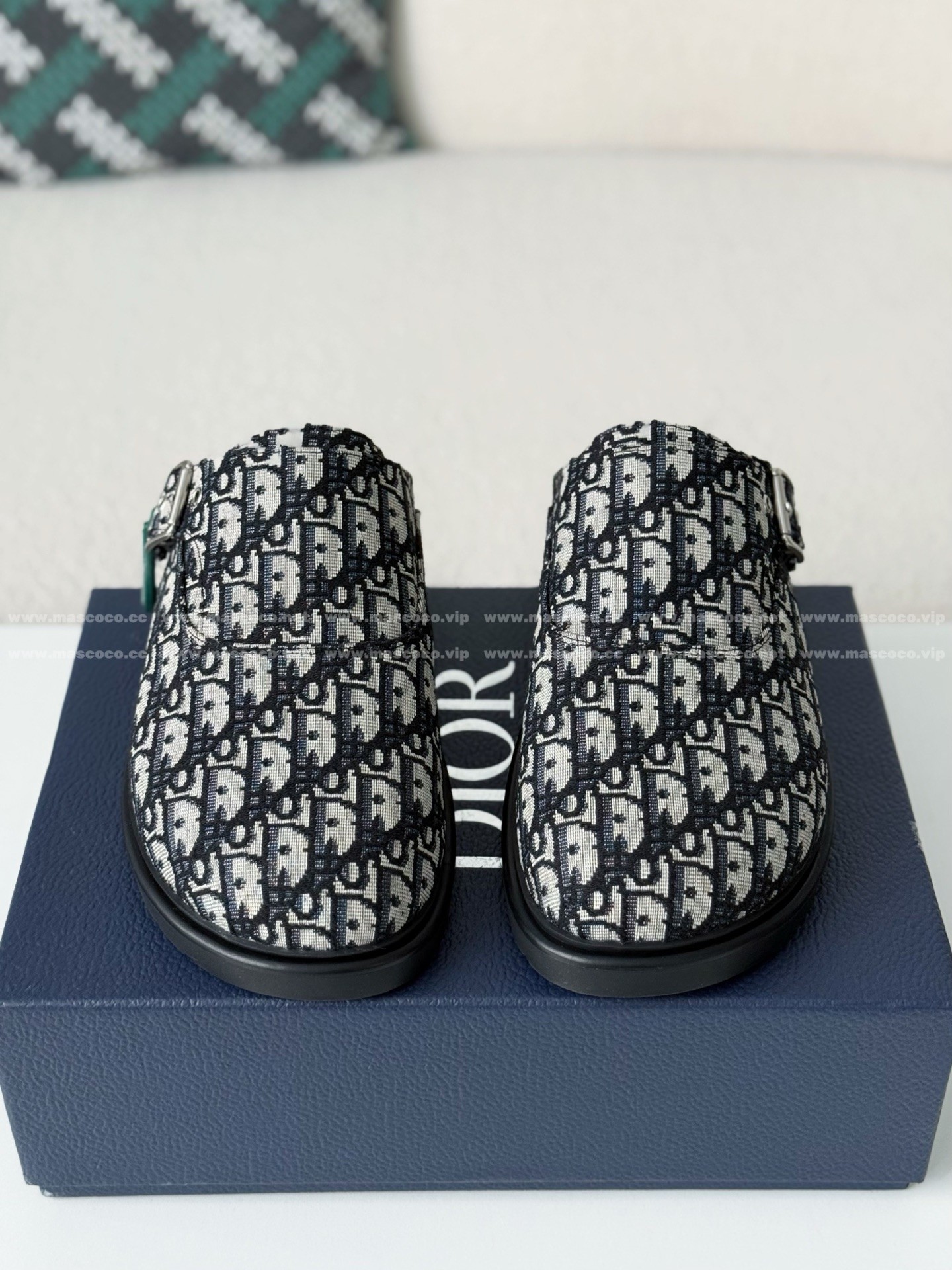 「#4925」Dior Aqua Slipper With A Strap - 图片 3