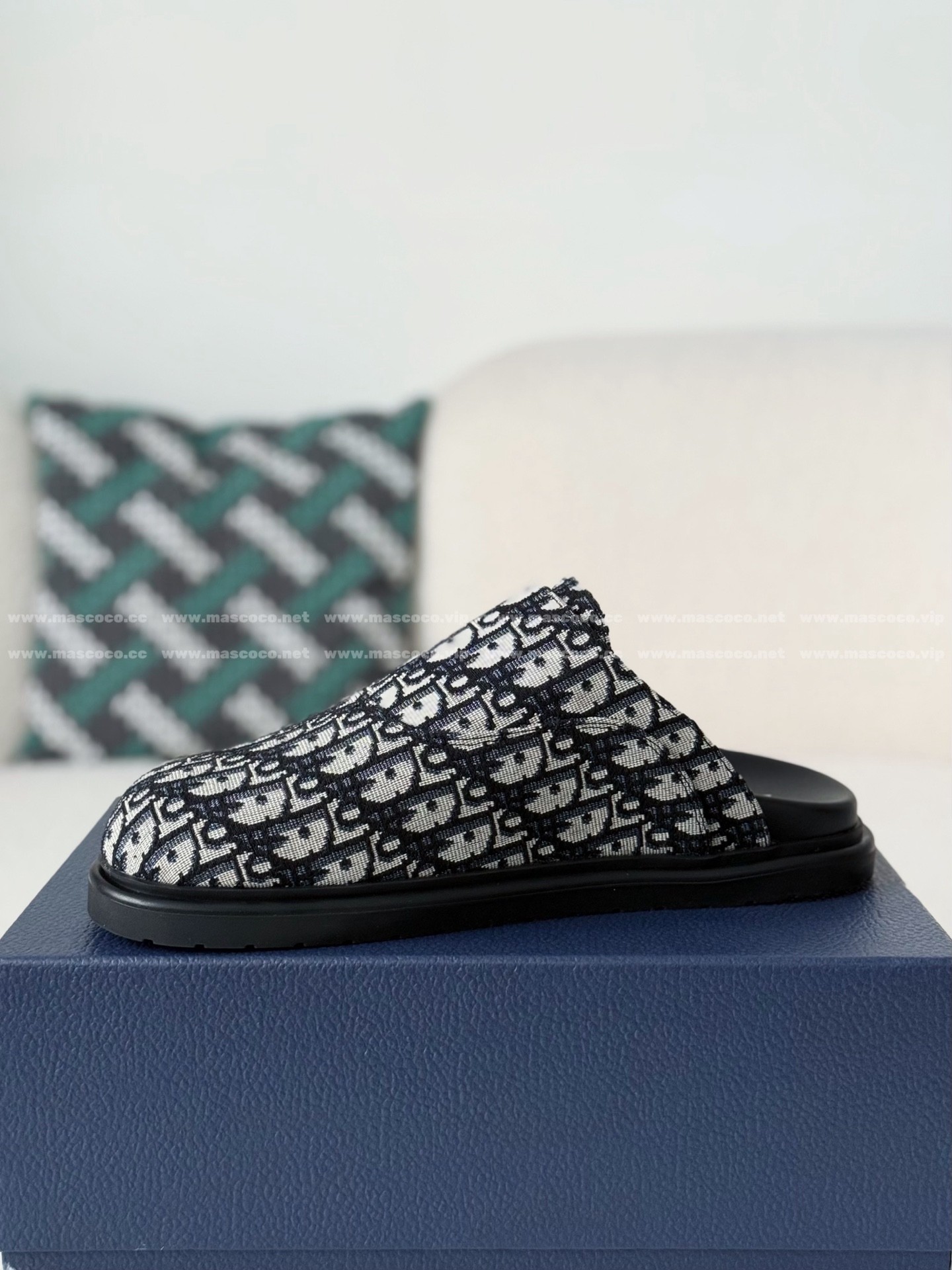 「#4925」Dior Aqua Slipper With A Strap - 图片 5