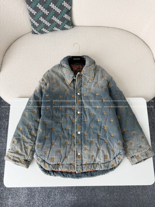 「#4927」LOUIS VUITTON SS24 PHARRELL JOINT SERIES DENIM JACKET