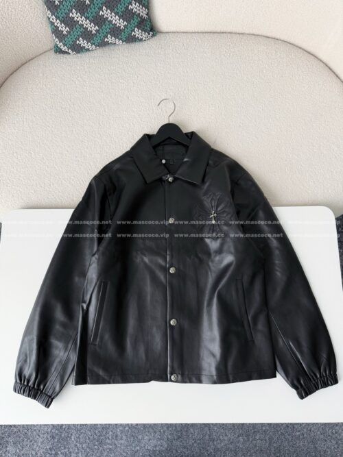 「#4928」Chrome Hearts Leather Jacket