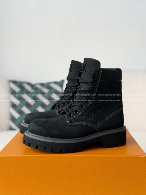 「#5026」LOUIS VUITTON RANGER LEATHER ANKLE BOOTS