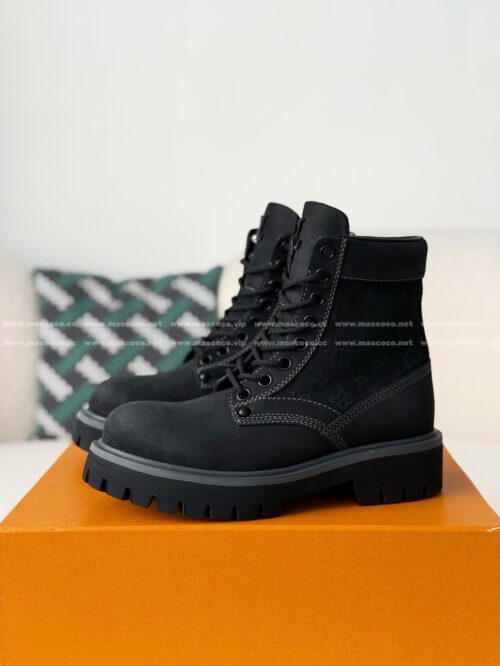 「#5028」LOUIS VUITTON RANGER LEATHER ANKLE BOOTS