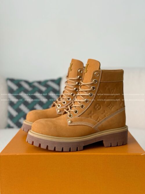「#5029」LOUIS VUITTON RANGER LEATHER ANKLE BOOTS