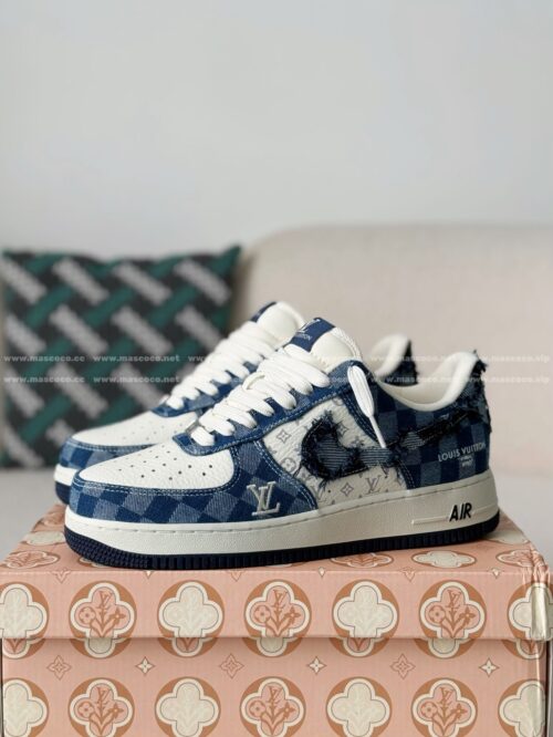 「#5115」Louis Vuitton x Nike Air Force 1 Sneakers