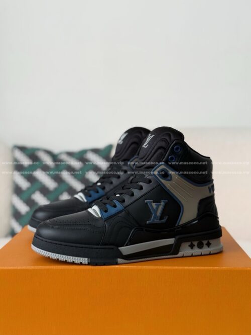 「#5141」Louis Vuitton Trainer Classic Printed High-Top Sneakers