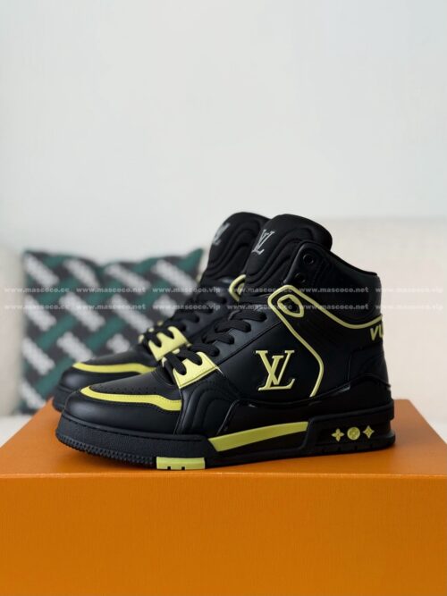 「#5143」Louis Vuitton Trainer Classic Printed High-Top Sneakers