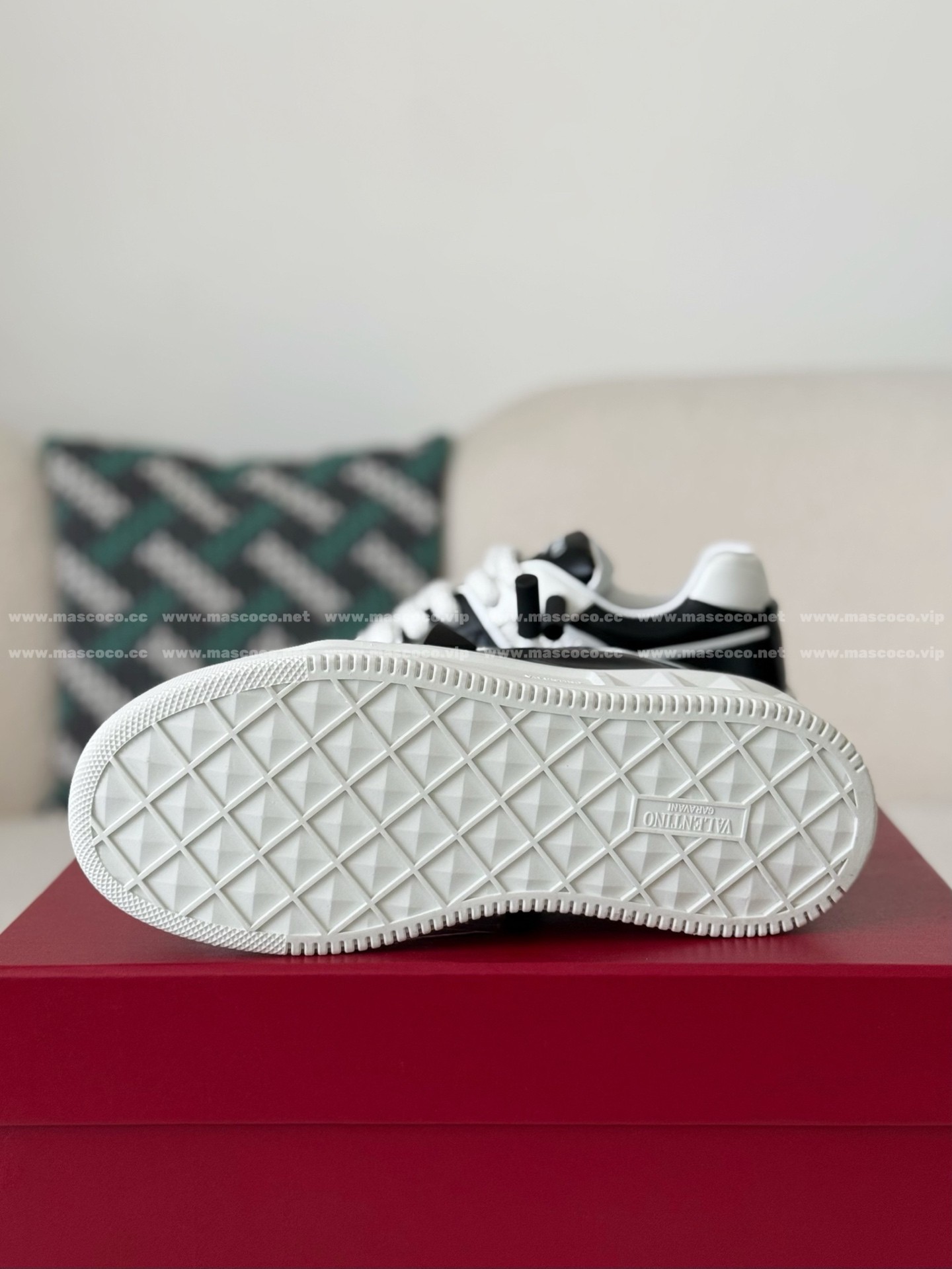 「#5176」Valentino One Stud Sneakers - 图片 5