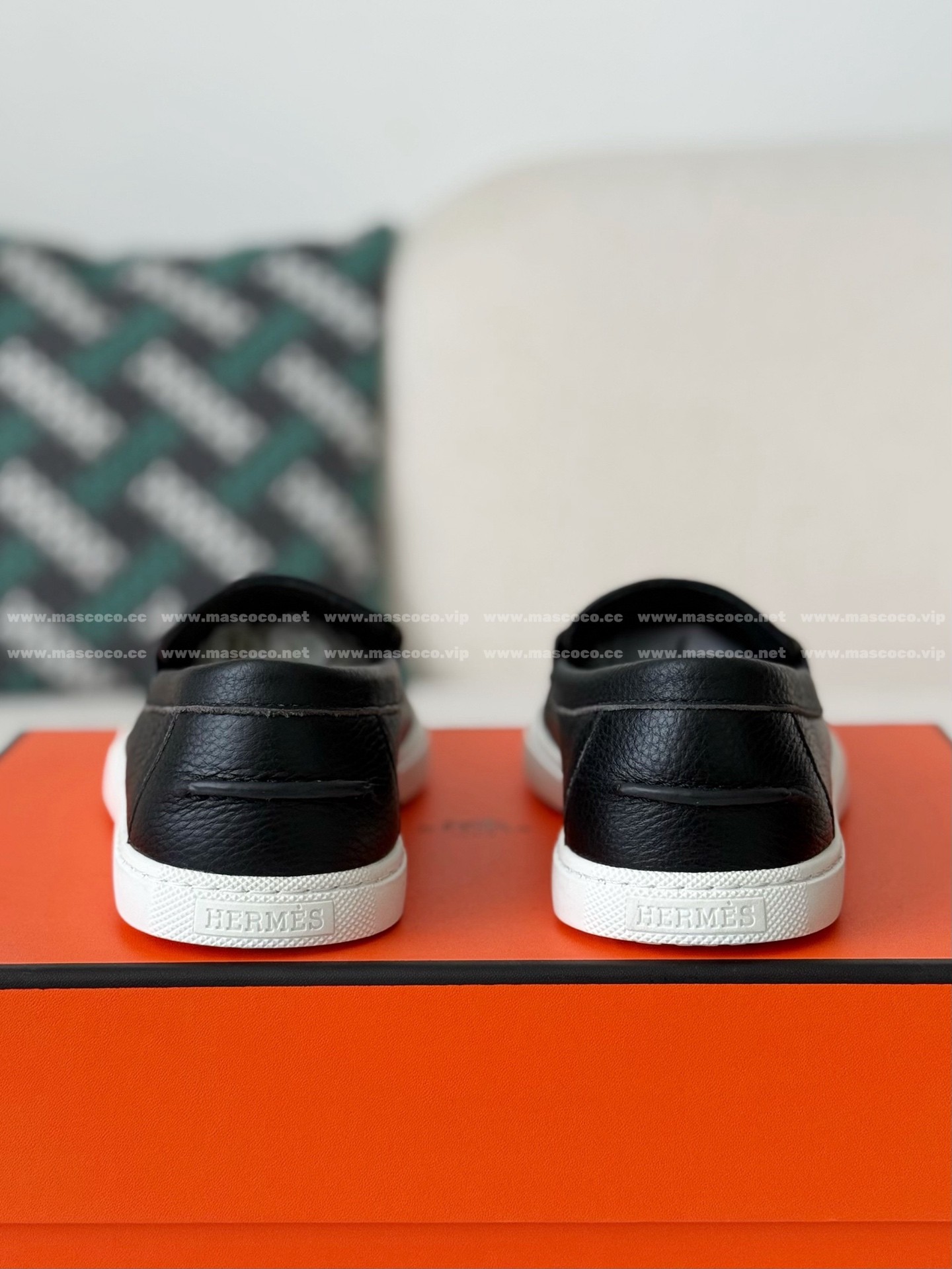 「#5190」Hermes Leather Loafers - 图片 3