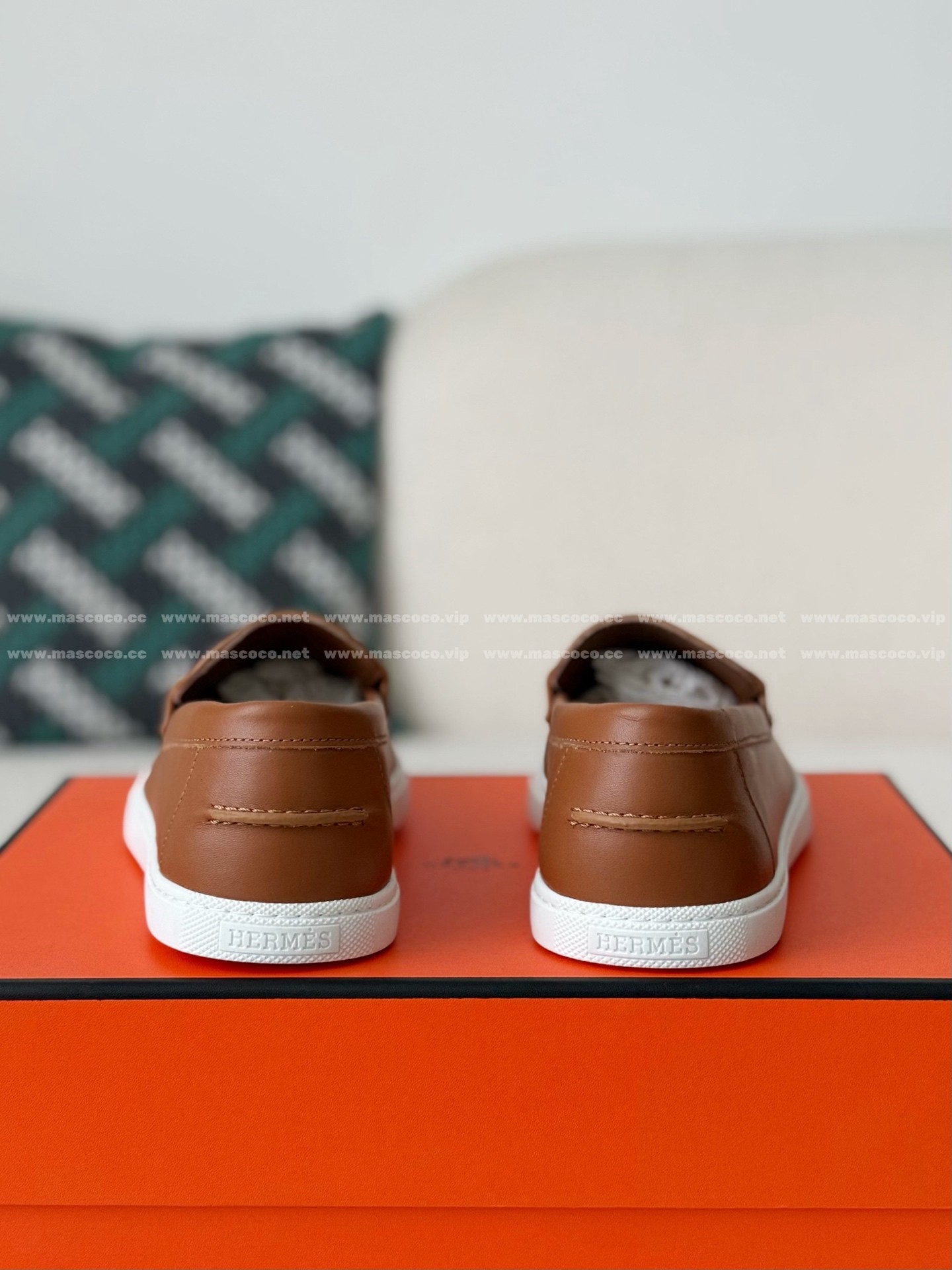 「#5191」Hermes Leather Loafers - 图片 3