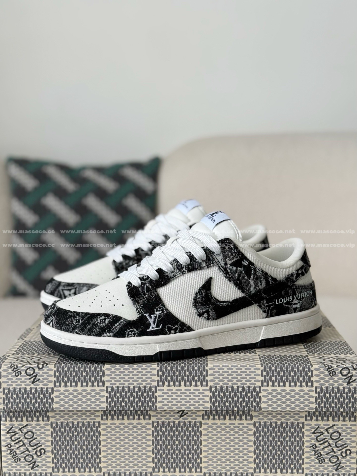 「#5192」Louis Vuitton x Nike Dunk Casual Sneakers