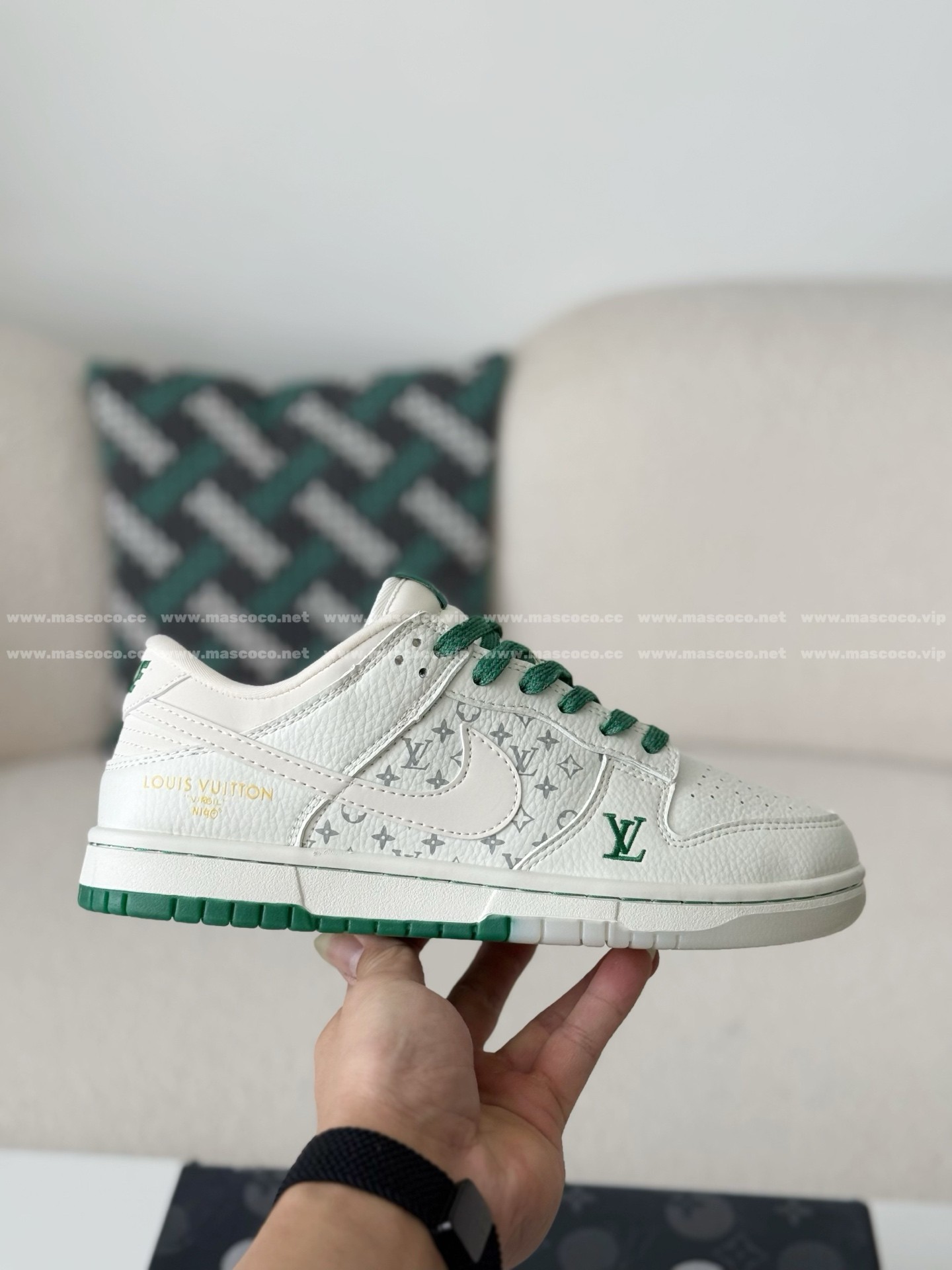 「#5193」Louis Vuitton x Nike Dunk Casual Sneakers - 图片 6