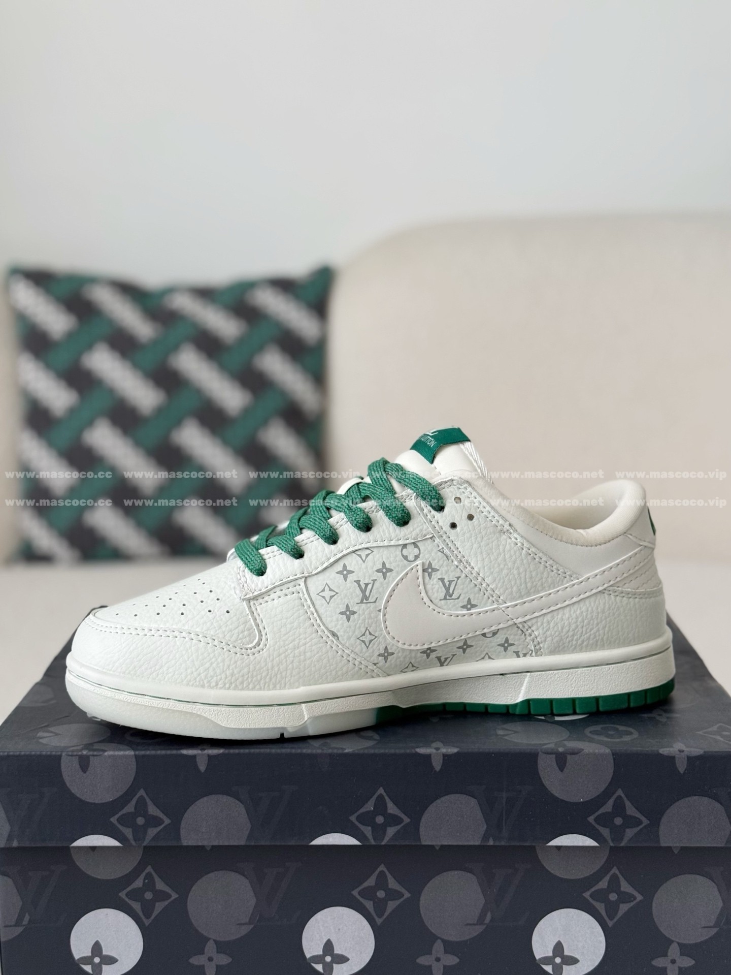 「#5193」Louis Vuitton x Nike Dunk Casual Sneakers - 图片 4