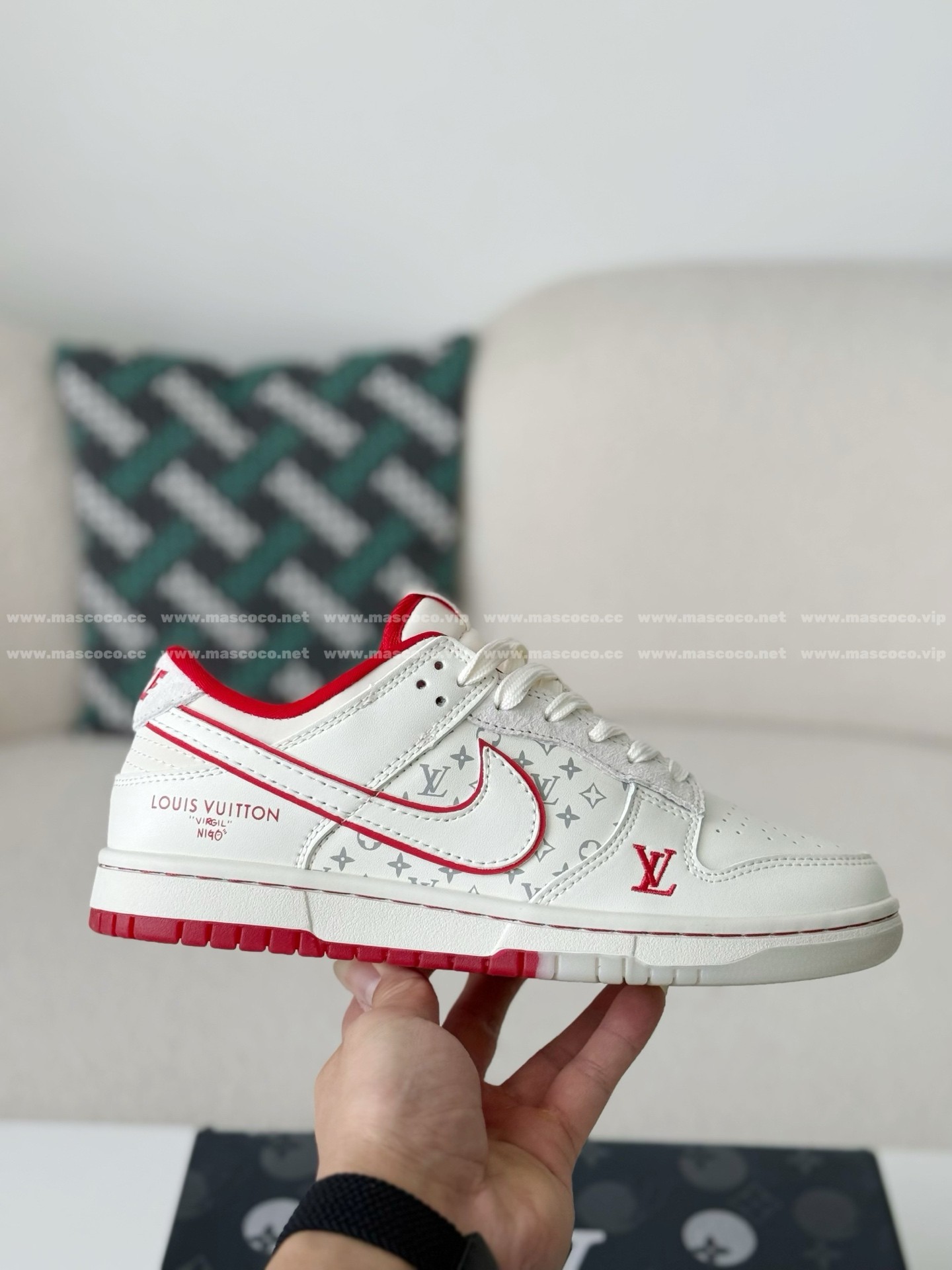 「#5194」Louis Vuitton x Nike Dunk Casual Sneakers - 图片 6