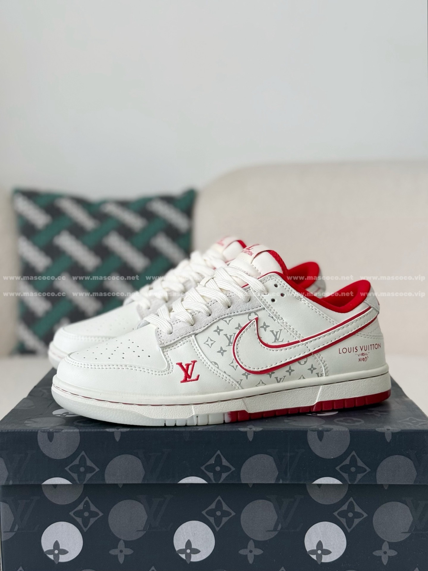 「#5194」Louis Vuitton x Nike Dunk Casual Sneakers