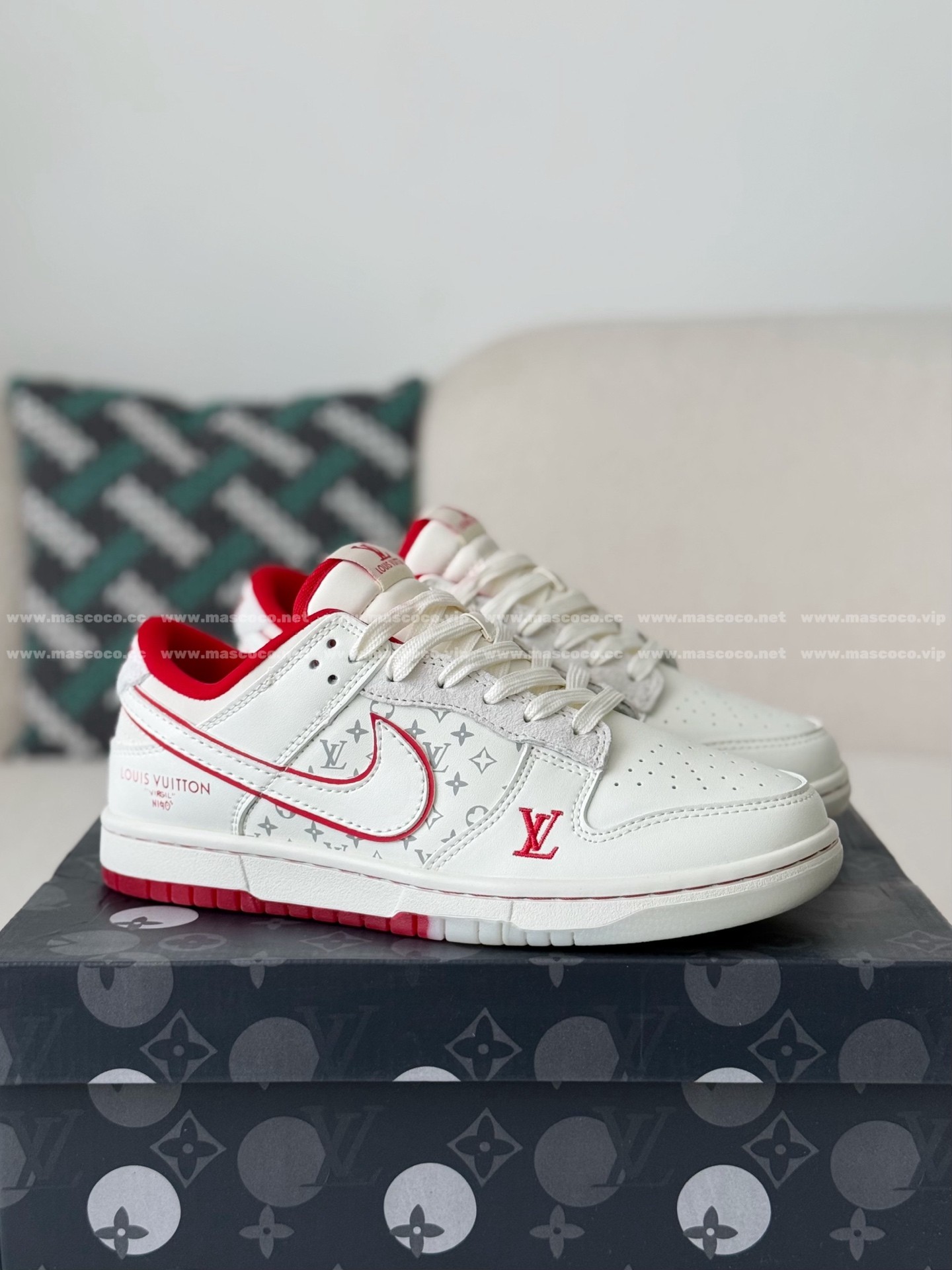 「#5194」Louis Vuitton x Nike Dunk Casual Sneakers - 图片 2
