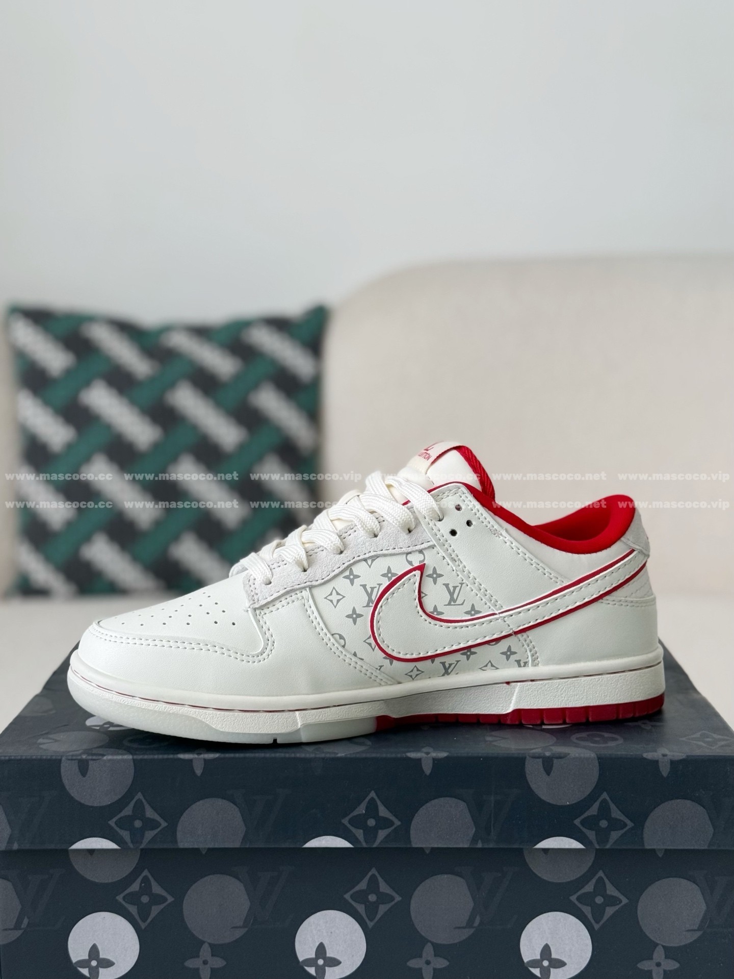 「#5194」Louis Vuitton x Nike Dunk Casual Sneakers - 图片 4