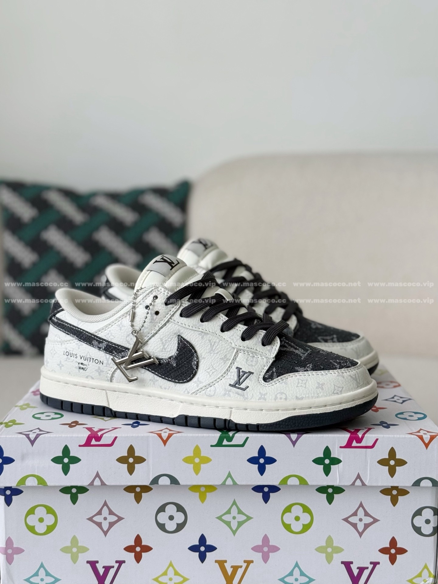 「#5196」Louis Vuitton x Nike Dunk Casual Sneakers - 图片 2