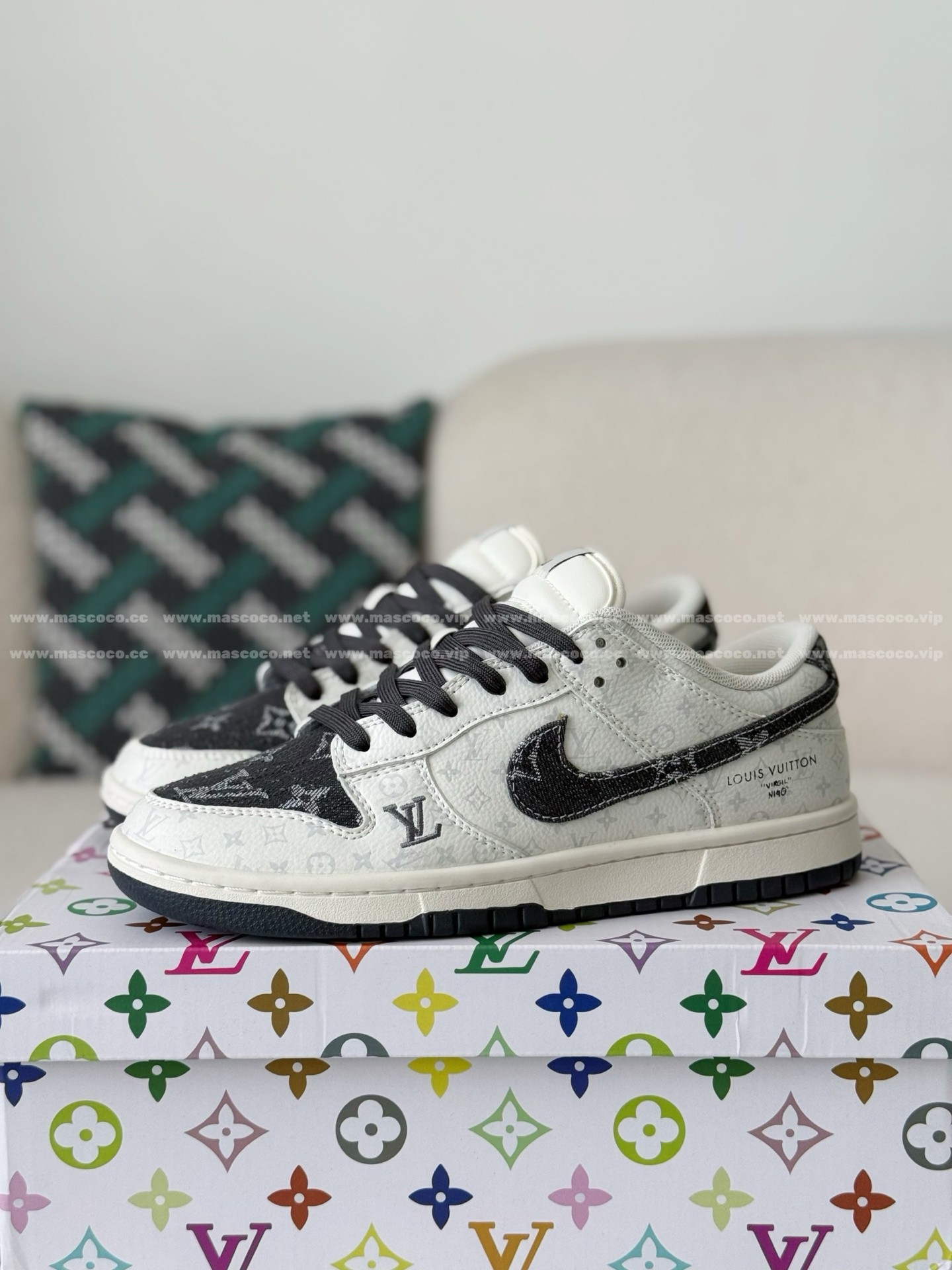 「#5196」Louis Vuitton x Nike Dunk Casual Sneakers