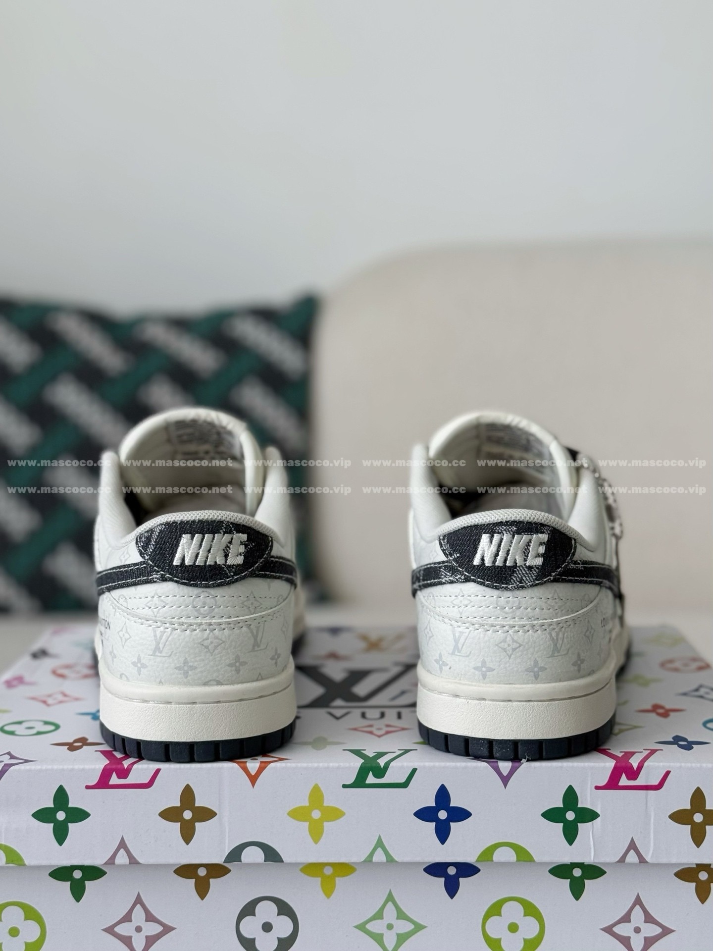「#5196」Louis Vuitton x Nike Dunk Casual Sneakers - 图片 3