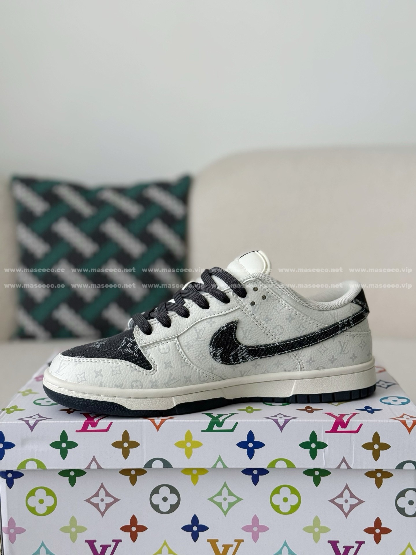 「#5196」Louis Vuitton x Nike Dunk Casual Sneakers - 图片 4