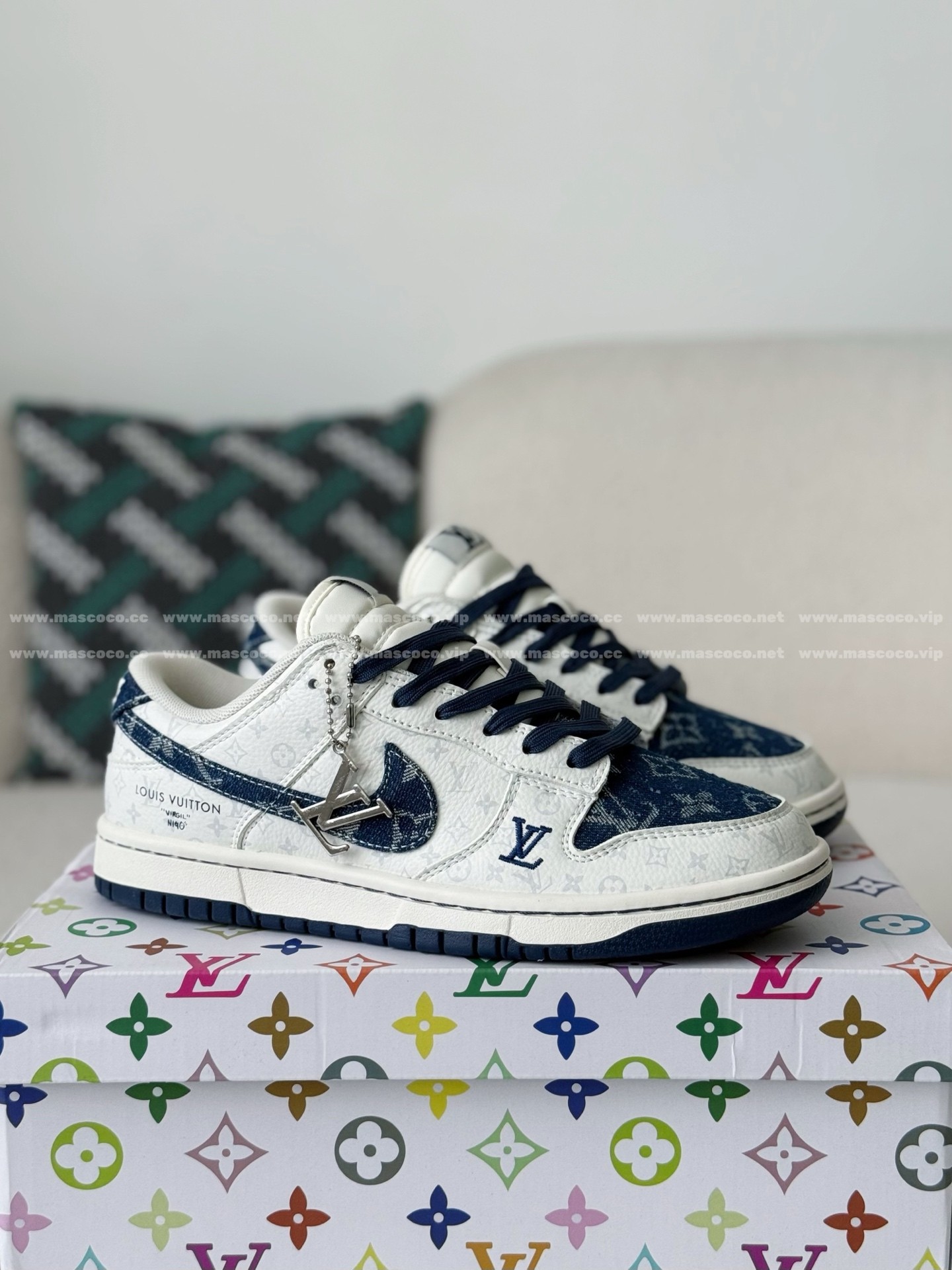 「#5197」Louis Vuitton x Nike Dunk Casual Sneakers - 图片 2