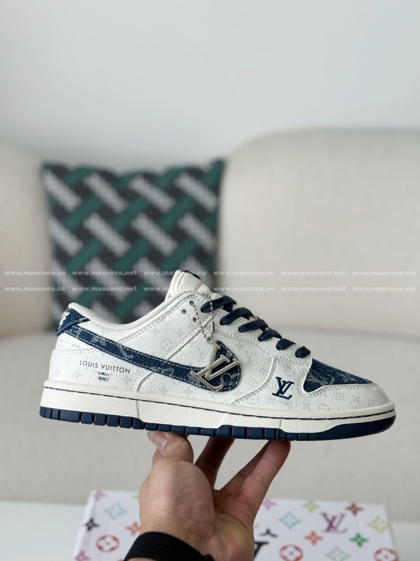 「#5197」Louis Vuitton x Nike Dunk Casual Sneakers - 图片 6