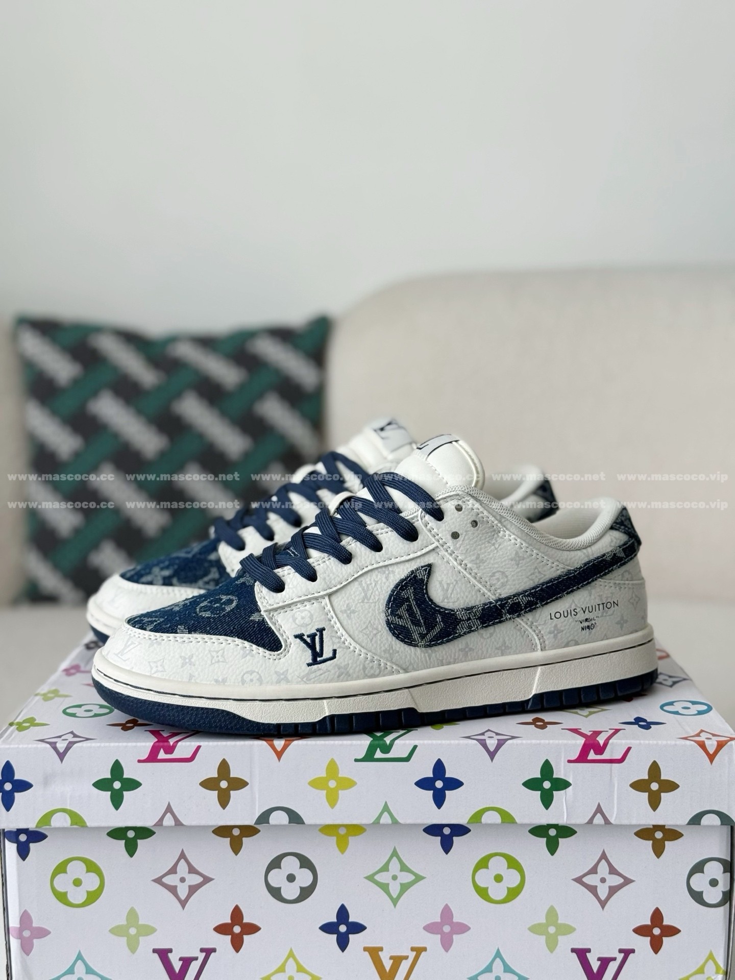 「#5197」Louis Vuitton x Nike Dunk Casual Sneakers