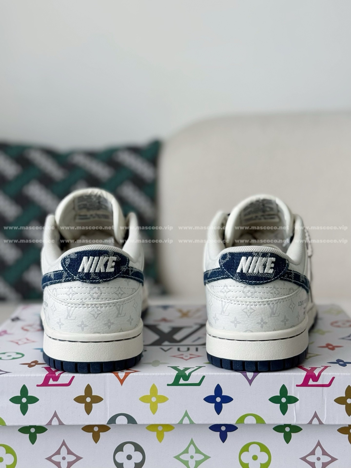 「#5197」Louis Vuitton x Nike Dunk Casual Sneakers - 图片 3