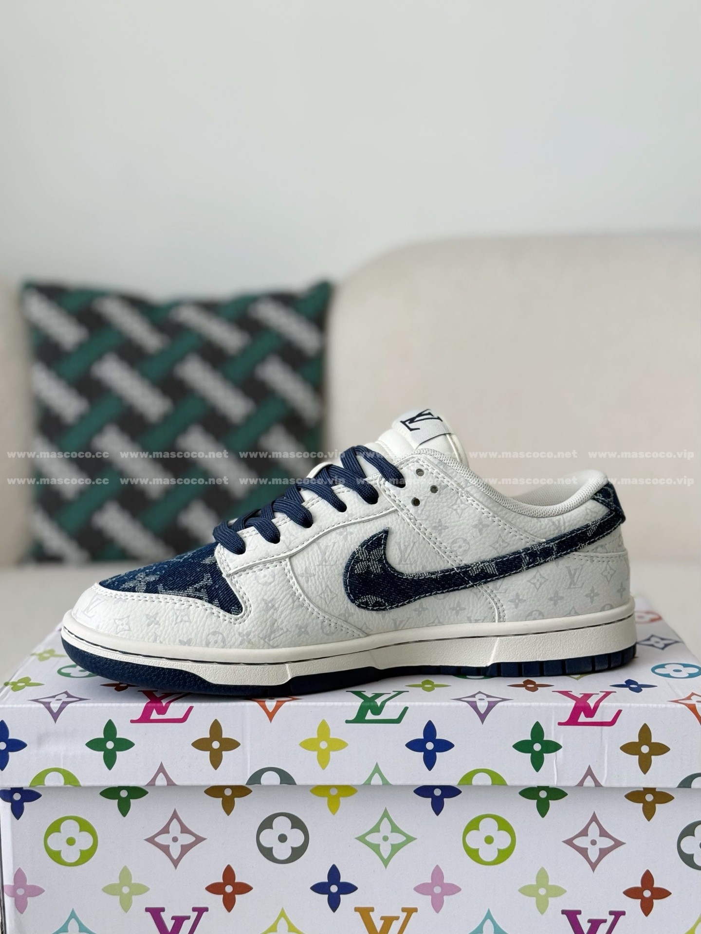 「#5197」Louis Vuitton x Nike Dunk Casual Sneakers - 图片 4
