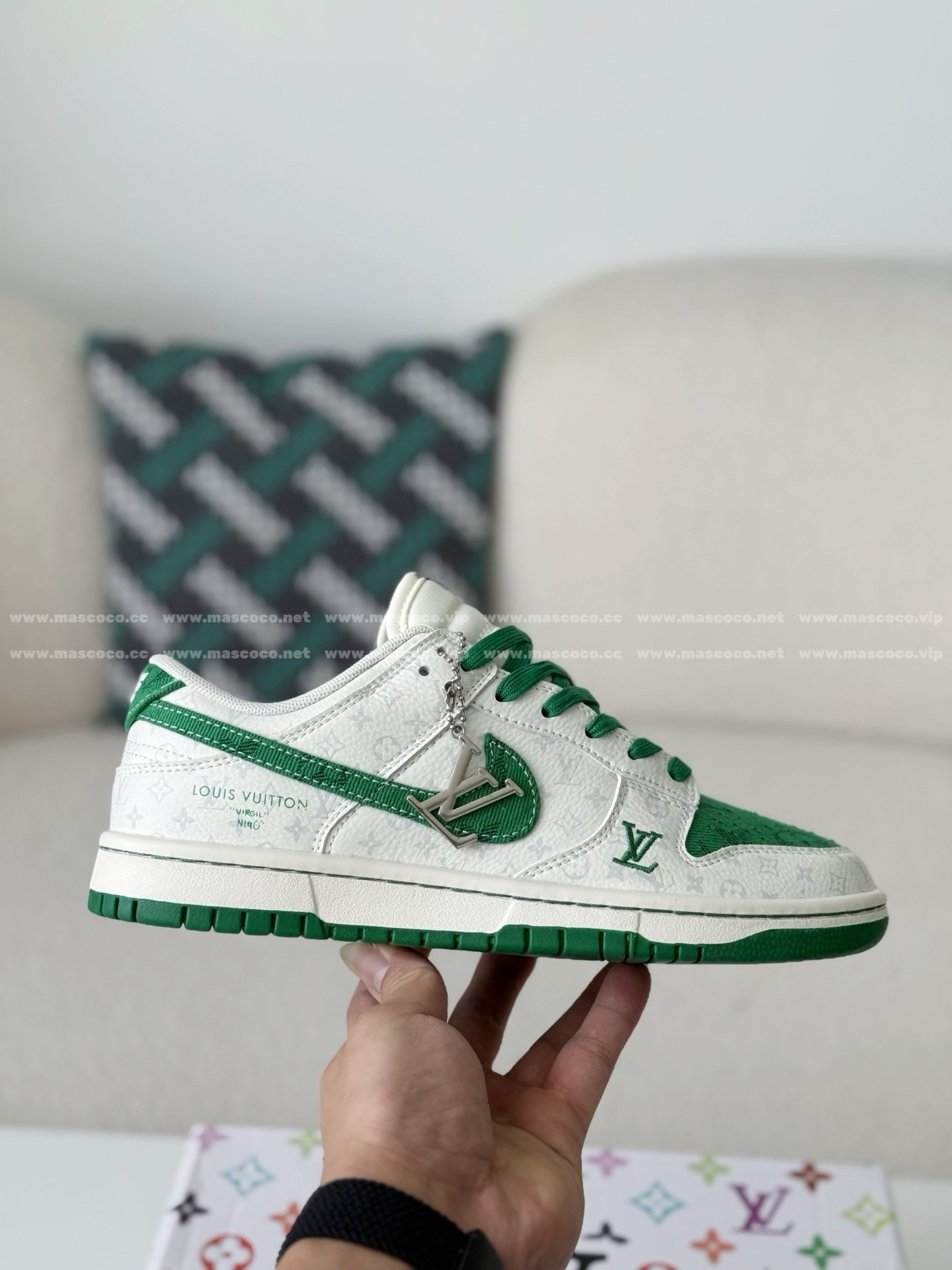 「#5198」Louis Vuitton x Nike Dunk Casual Sneakers - 图片 6