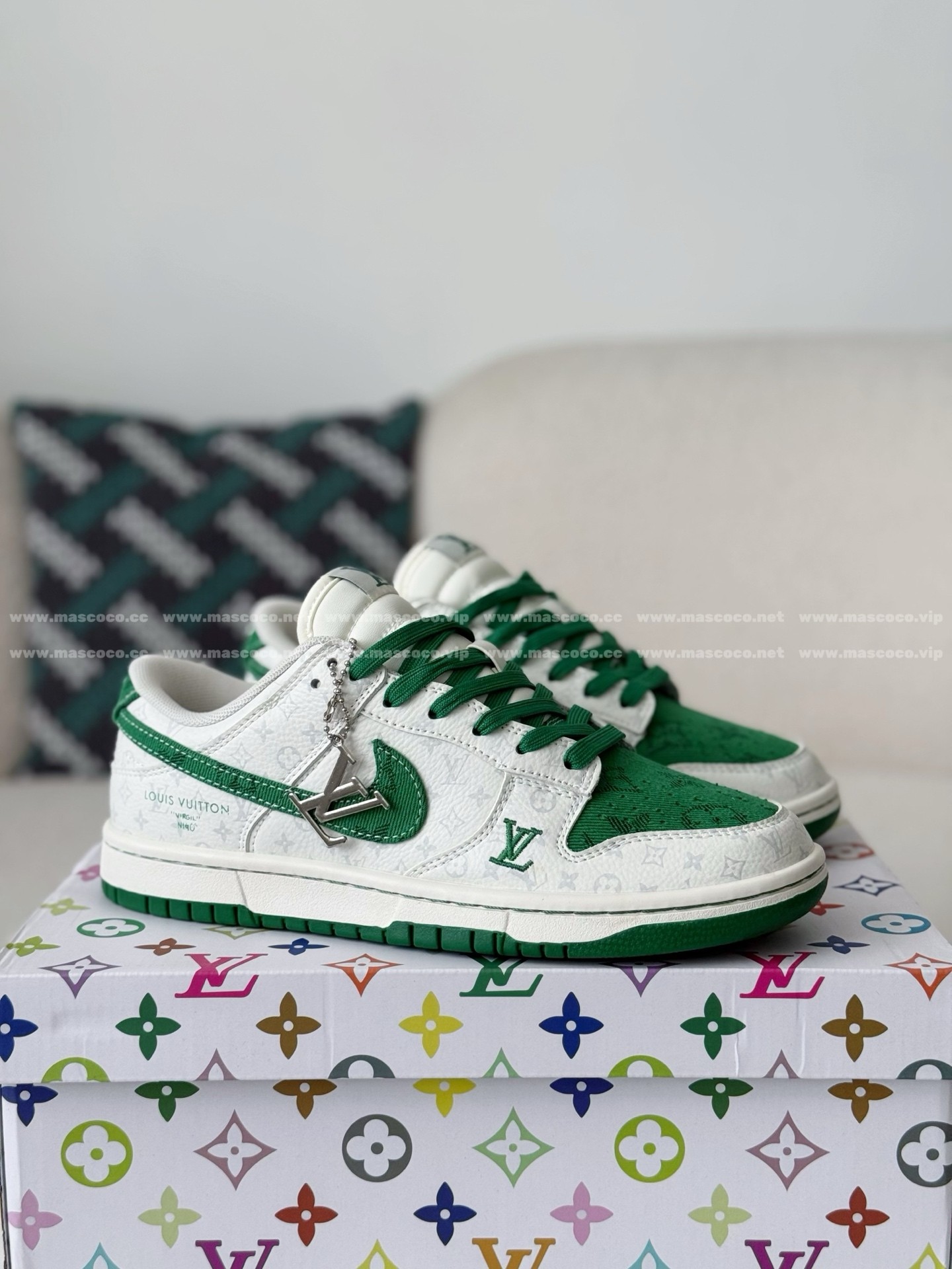 「#5198」Louis Vuitton x Nike Dunk Casual Sneakers - 图片 2
