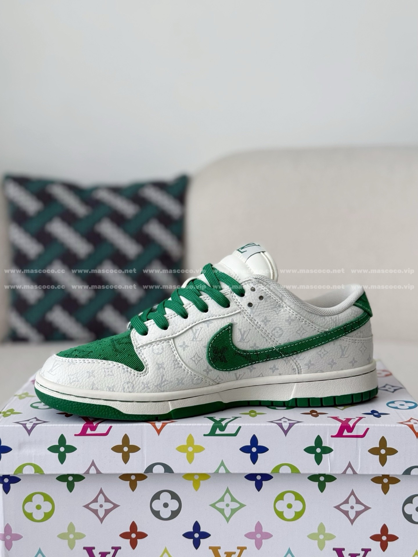 「#5198」Louis Vuitton x Nike Dunk Casual Sneakers - 图片 4