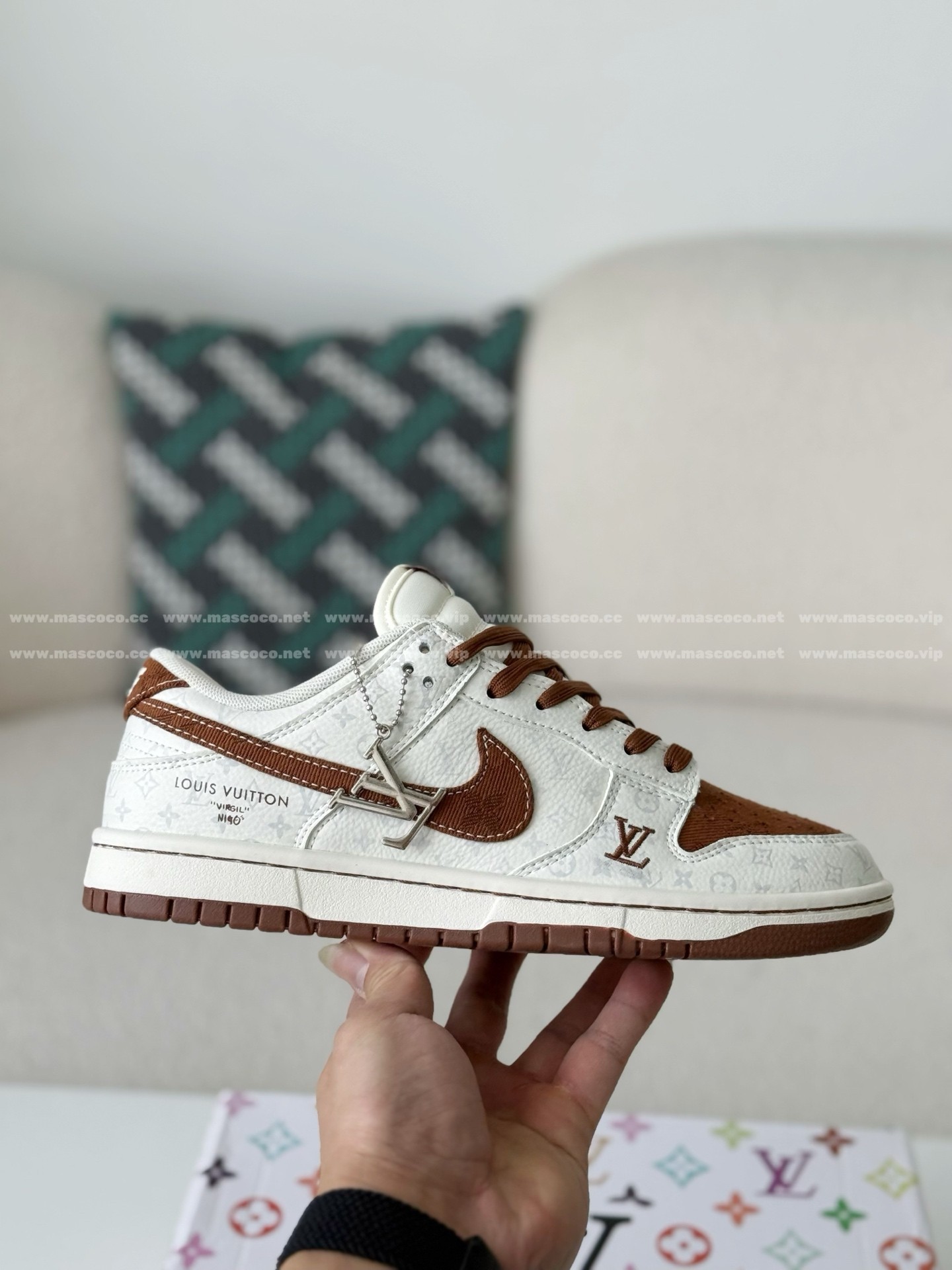 「#5199」Louis Vuitton x Nike Dunk Casual Sneakers - 图片 6
