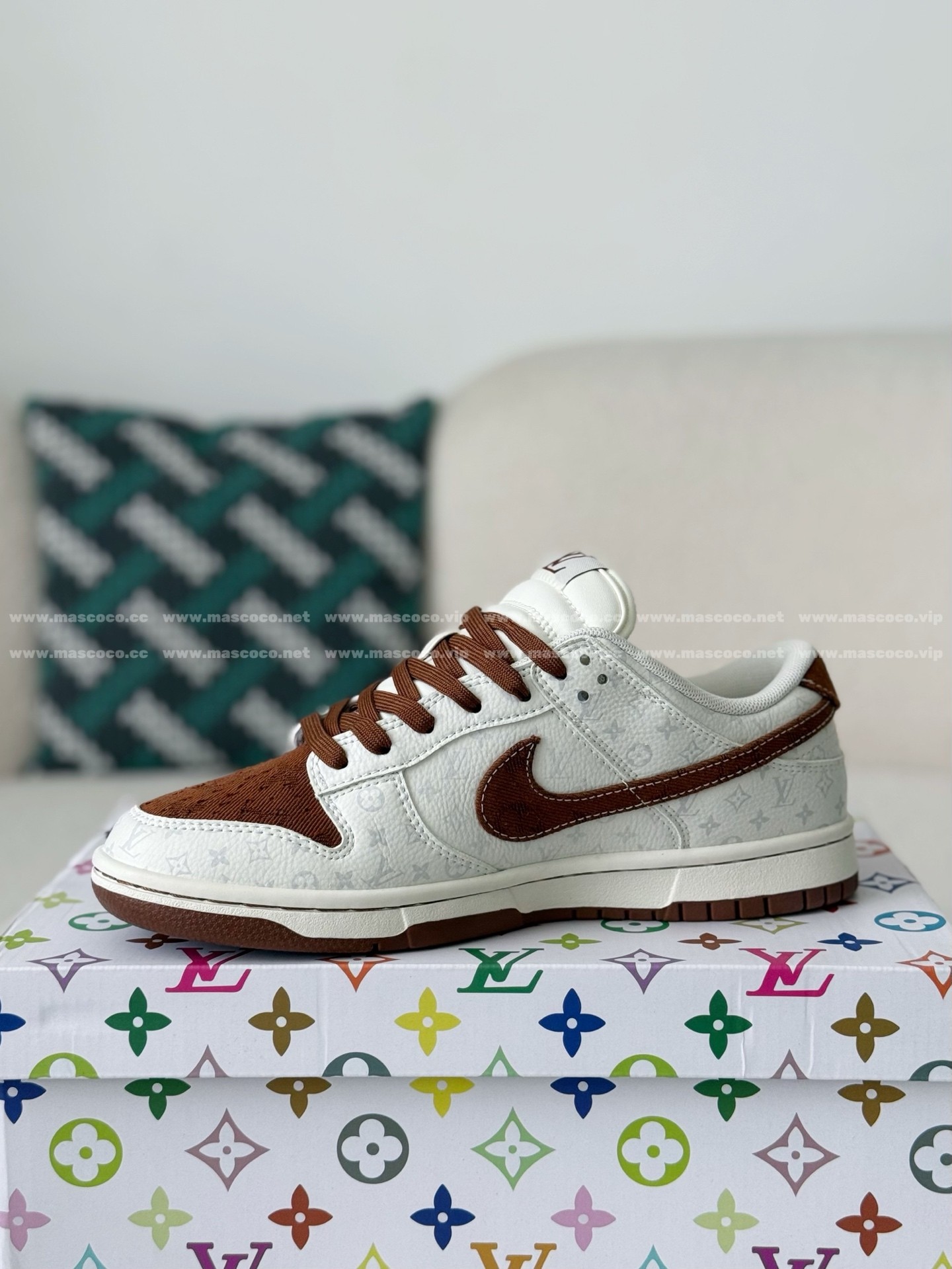 「#5199」Louis Vuitton x Nike Dunk Casual Sneakers - 图片 4
