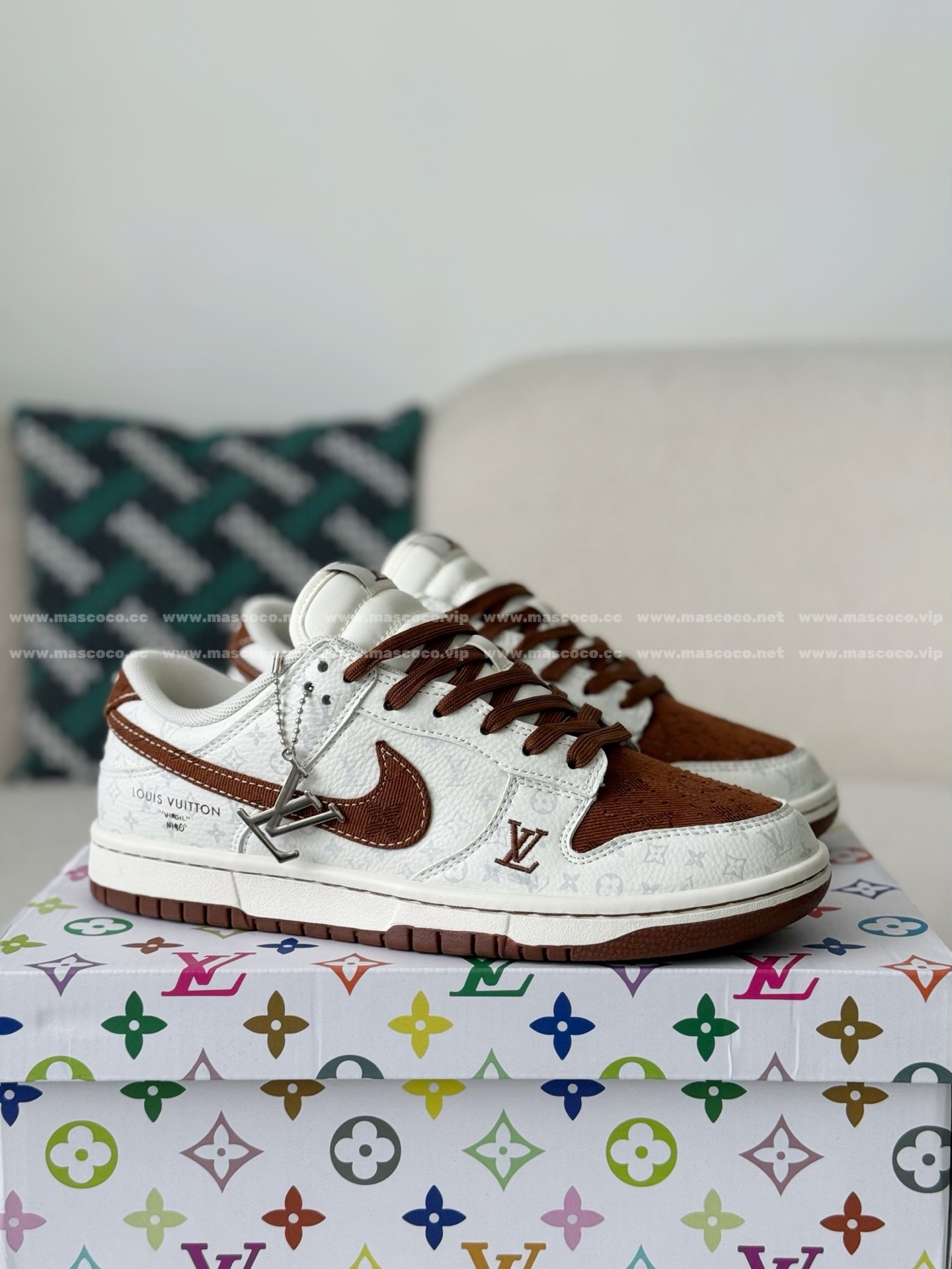 「#5199」Louis Vuitton x Nike Dunk Casual Sneakers - 图片 2