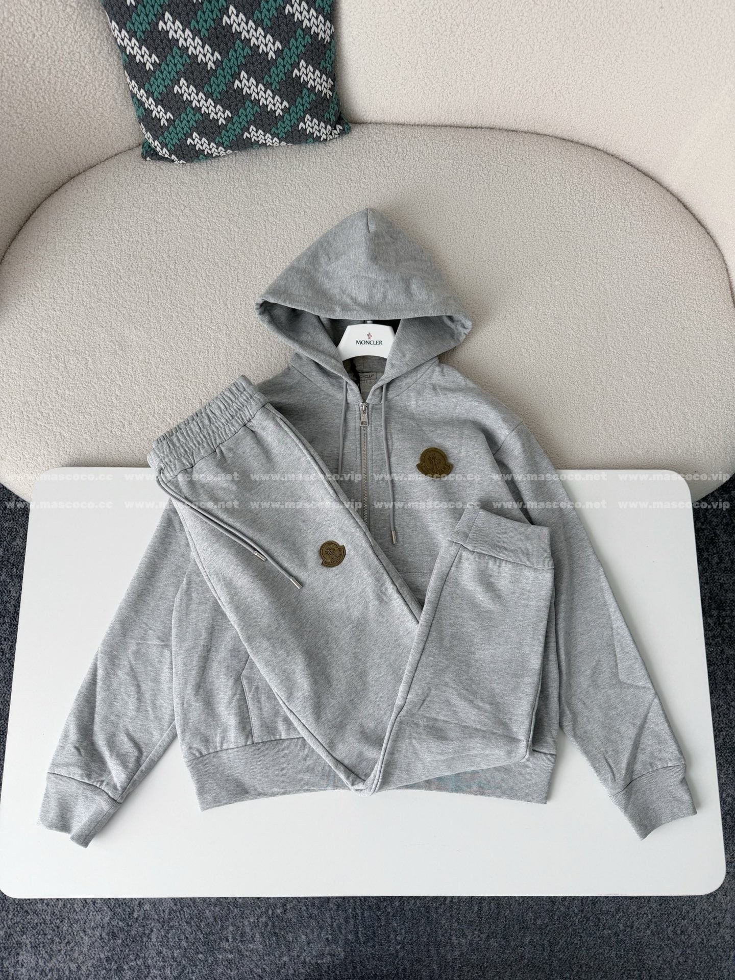 「#5222」Moncler SS25 Solid Color Casual Sports Suit