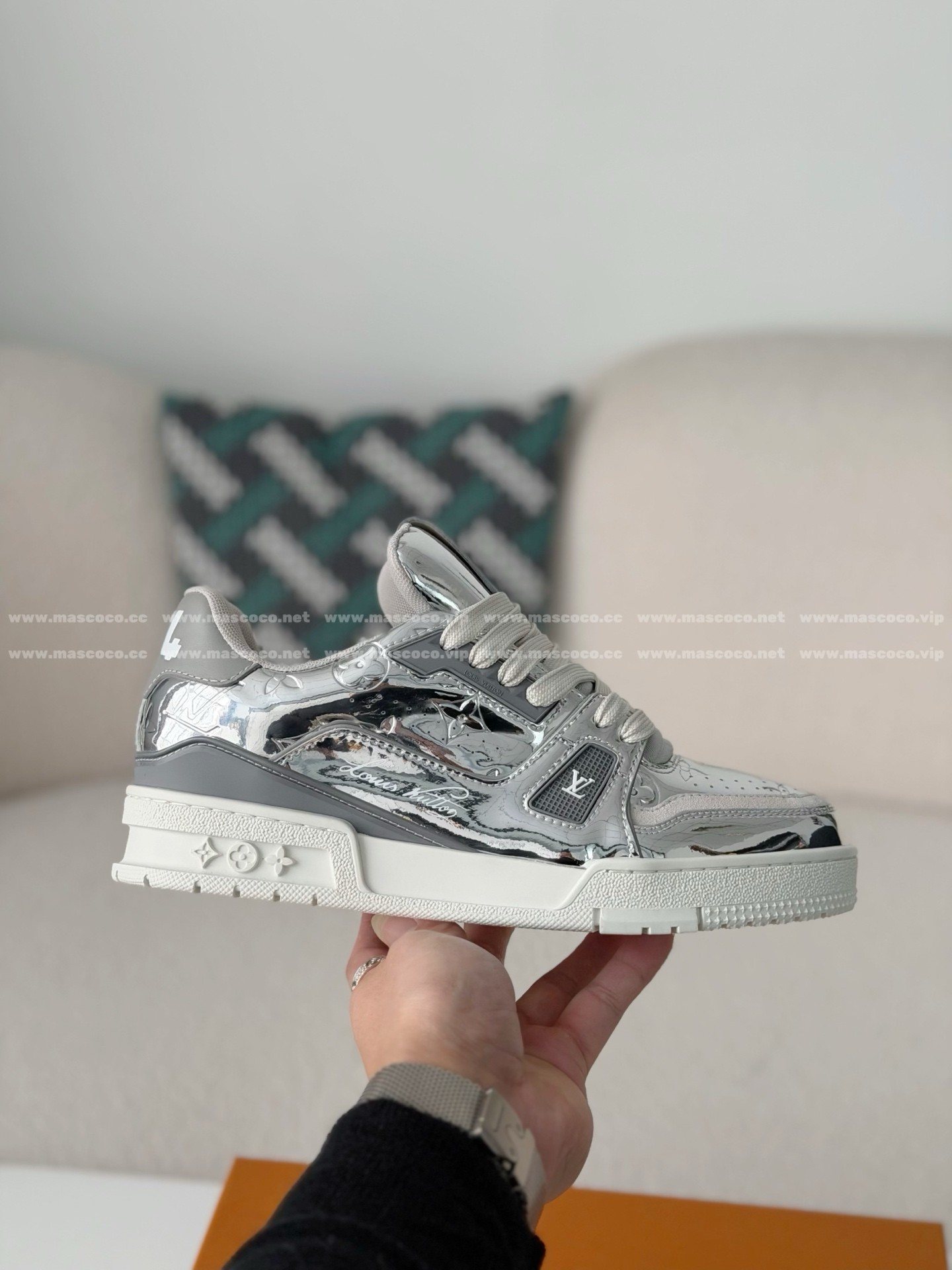 「#5242」LOUIS VUITTON TRAINER SNEAKERS - 图片 6
