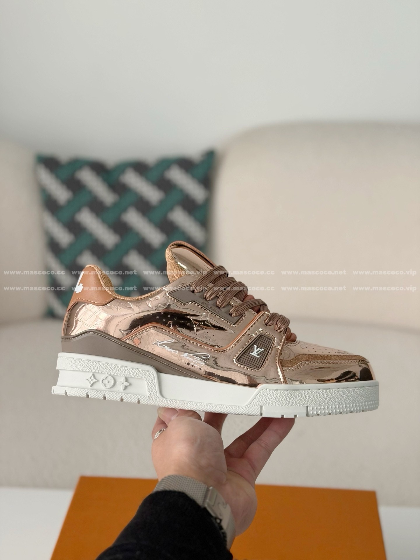 「#5243」LOUIS VUITTON TRAINER SNEAKERS - 图片 6