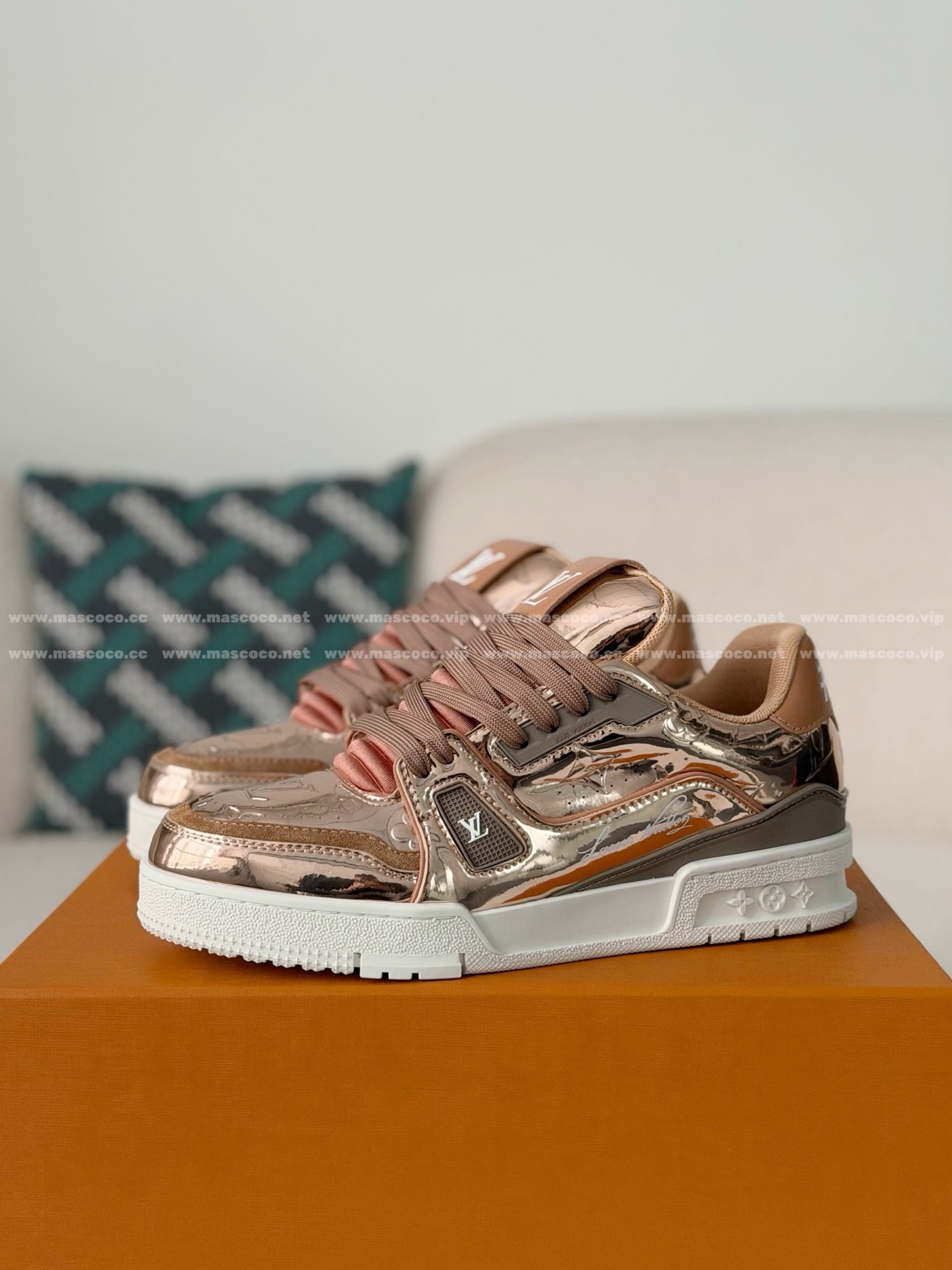 「#5243」LOUIS VUITTON TRAINER SNEAKERS