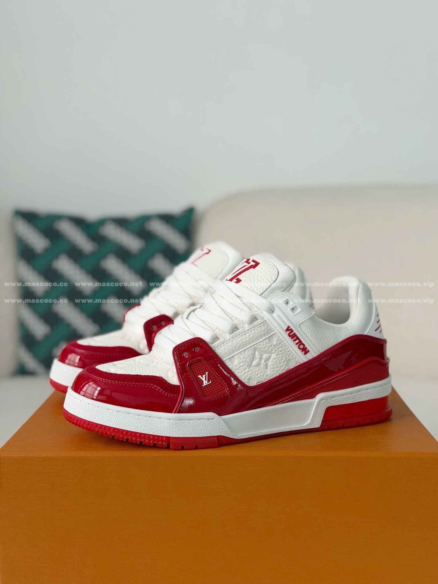「#5245」LOUIS VUITTON TRAINER SNEAKERS