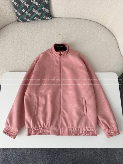 「#4414」Louis Vuitton ss25 Spring And Summer Series Embossed Suede Jacket