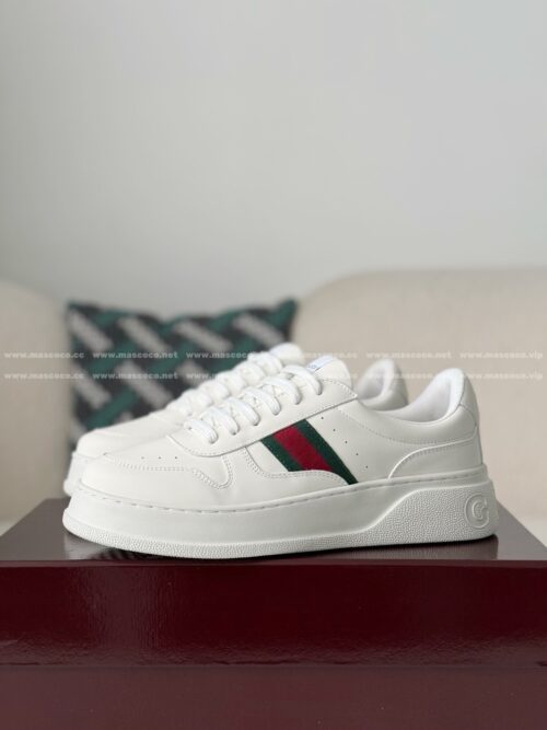 「#5501」Gucci Leather Platform Casual Sneakers