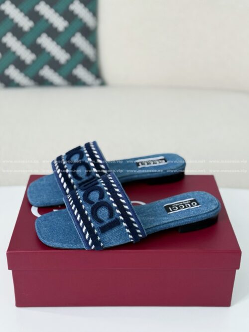 「#5510」Gucci Script Lido Slippers