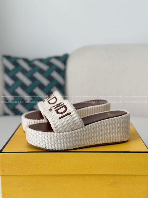 「#5513」Fendi Sunshine Thick-Soled Slippers